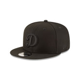 Los Angeles Dodgers Basic All Black 9FIFTY Snapback Hat