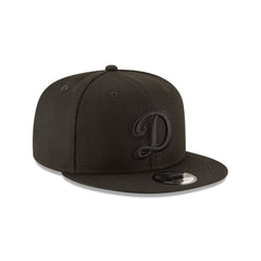 Los Angeles Dodgers Basic All Black 9FIFTY Snapback Hat