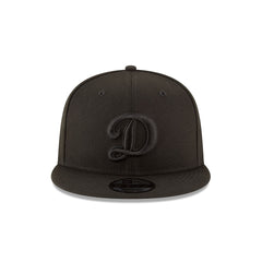 Los Angeles Dodgers Basic All Black 9FIFTY Snapback Hat