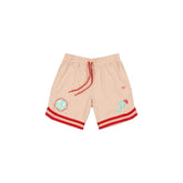 Pericos de Puebla Pale Pink Floral Shorts