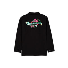 Guerreros de Oaxaca Black Floral Jacket