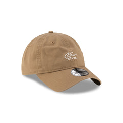 New Era Cap Handwritten Khaki 9TWENTY Easy Snap Hat