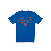 New York Knicks 2025 NBA Playoff Blue T-Shirt