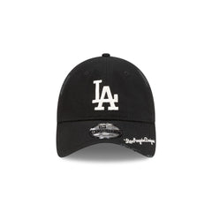 Los Angeles Dodgers Distressed Black 9TWENTY Adjustable Hat
