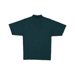 New Era Cap Black Label Crinkle Dark Green Polo Shirt