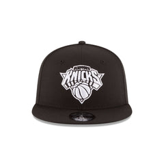 New York Knicks 2026 Champions Sidepatch Black & White 9FIFTY Snapback Hat