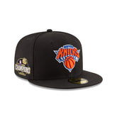 New York Knicks 2026 Champions Sidepatch Black 59FIFTY Fitted Hat