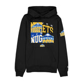 Denver Nuggets Hardwood Classics 2000s Multi Logos Hoodie