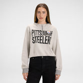 Pittsburgh Steelers Sport Night Heather Gray Women's Hoodie