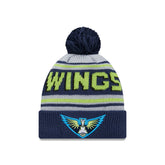 Dallas Wings Team Pom Knit Hat