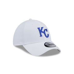 Kansas City Royals Optic White 39THIRTY Stretch Fit Hat