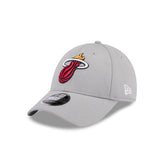 Miami Heat Gray 9FORTY Stretch-Snap Hat