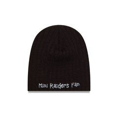 Las Vegas Raiders Mini Fan Kids Skull Knit Hat