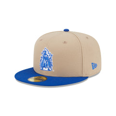 Duke Blue Devils Camel College Vault 59FIFTY Fitted Hat