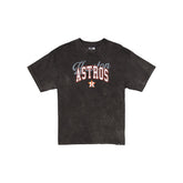 Houston Astros Women's Oversized Washed Black T-Shirt