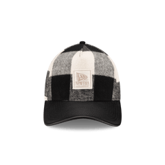 Lumber Plaid College White 9FORTY A-Frame Adjustable Hat