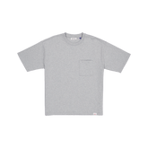 New Era Branded Alden Heavyweight Heather Gray Pocket T-Shirt