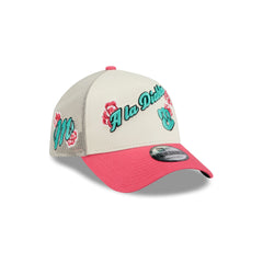 Diablos Rojos del M��xico Two-Tone Pink Rose 9FORTY A-Frame Snapback Hat