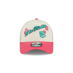 Diablos Rojos del M��xico Two-Tone Pink Rose 9FORTY A-Frame Snapback Hat