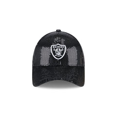Las Vegas Raiders Sequin Women's 9FORTY Adjustable Hat