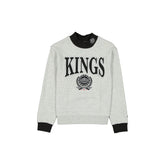 Los Angeles Kings Throwback Prep Women's Mockneck Sweatshirt