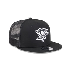 Pittsburgh Penguins Black 9FIFTY Trucker Hat