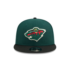 Minnesota Wild Black Visor 9FIFTY Snapback Hat