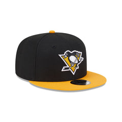 Pittsburgh Penguins Black 9FIFTY Snapback Hat