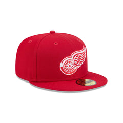 Detroit Red Wings Rear Wordmark 59FIFTY Fitted Hat