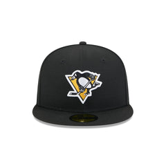 Pittsburgh Penguins Rear Wordmark 59FIFTY Fitted Hat