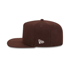 New Era Cap Walnut Melton Wool 59FIFTY A-Frame Fitted Hat