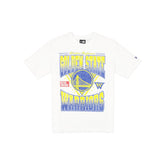 Golden State Warriors Sport Classics Washed Optic White T-Shirt