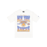 New York Knicks Sport Classics Washed Optic White T-Shirt