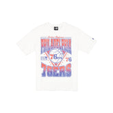 Philadelphia 76ers Sport Classics Washed Optic White T-Shirt