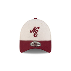New Era Cap Linen Two Tone Dark Red 9FORTY Adjustable Hat