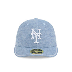 New York Mets Hand Stitched Chambray Low Profile 59FIFTY Fitted Hat