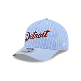 Detroit Tigers Pinstripe Linen 9FORTY M-Crown A-Frame Snapback Hat