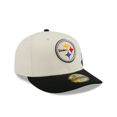 Pittsburgh Steelers Tonal Florals White 59FIFTY Fitted Hat