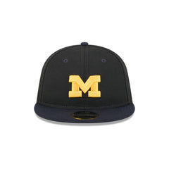 Michigan Wolverines Tournament Side Patch Retro Crown 9FIFTY Strapback Hat