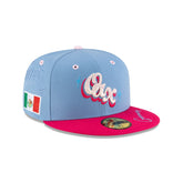 Guerreros de Oaxaca LMB 100th Anniversary Alt Blue 59FIFTY Fitted Hat