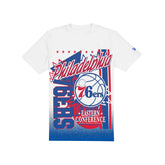 Philadelphia 76ers Sport Classics White Short-Sleeve T-Shirt