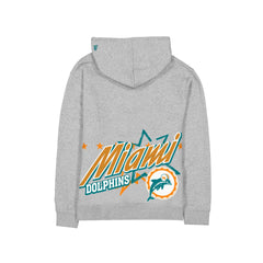 Miami Dolphins Sport Classics Heather Gray Hoodie