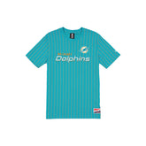 Miami Dolphins Throwback Retro Pinstripe T-Shirt
