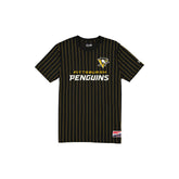 Pittsburgh Penguins Throwback Retro Pinstripe T-Shirt