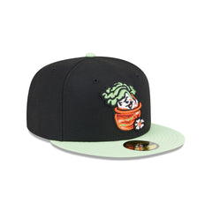 Montgomery Biscuits Theme Night Black 59FIFTY Fitted Hat