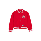 Ohio State Buckeyes Throwback Women's Snap Front Jacket