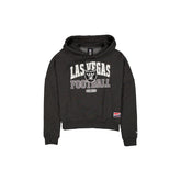 Las Vegas Raiders Throwback Women's Glitter Hoodie