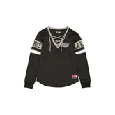 Los Angeles Kings Throwback Women's V-Neck Long-Sleeve T-Shirt