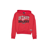 Detroit Red Wings Throwback Women's Glitter Hoodie