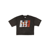 Houston Astros Sport Night Black Cropped Women's T-Shirt